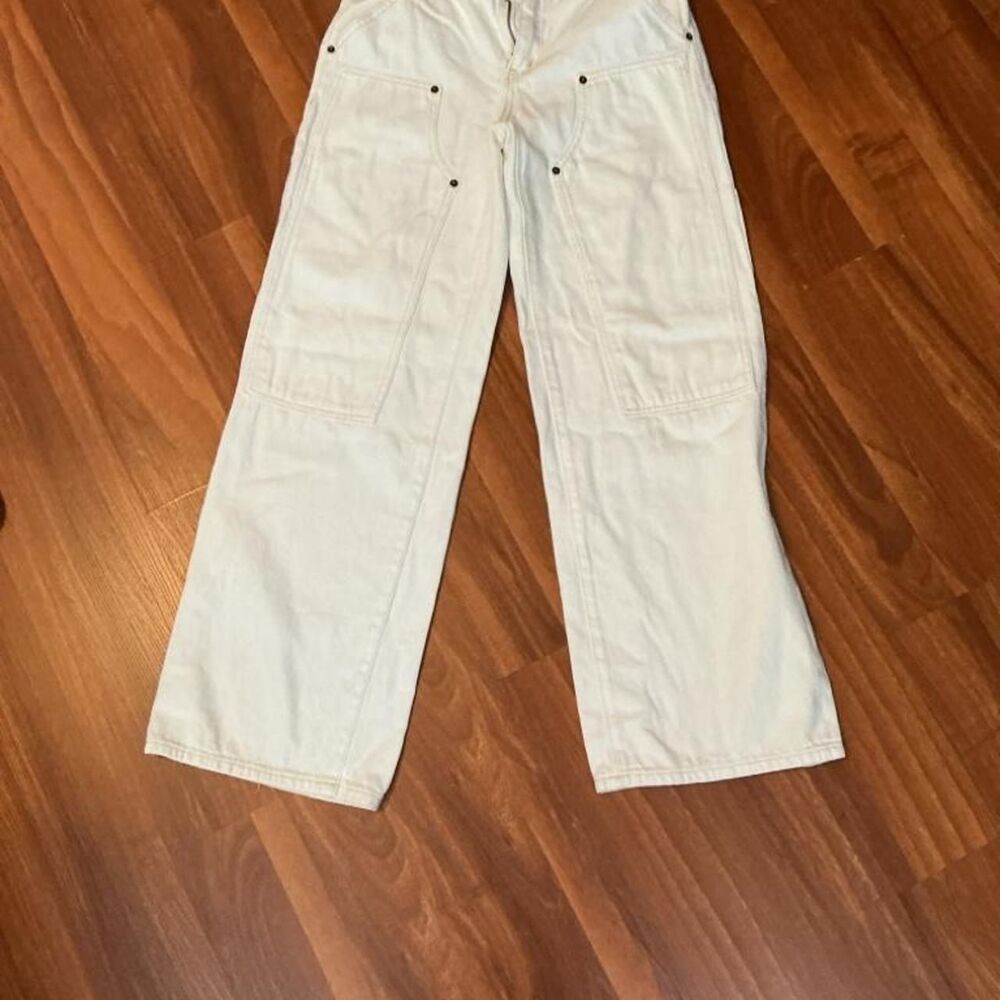 Edikted Women's White and Cream Jeans